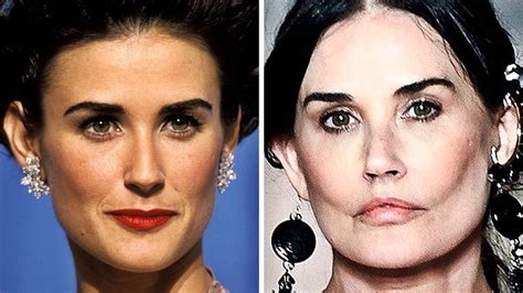 demi moore face
